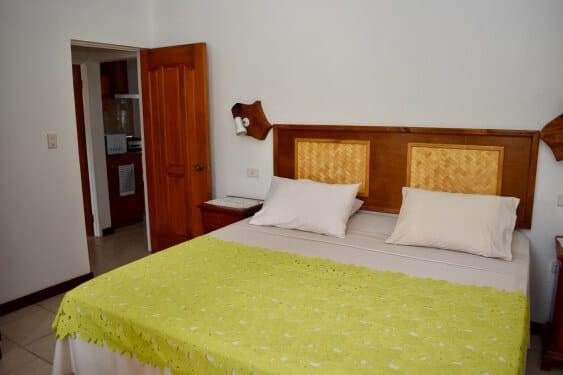 master bedroom with King bed alternate angle